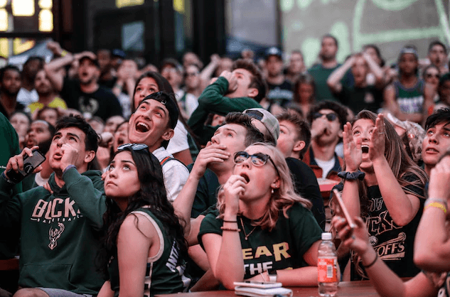 Watch party in action