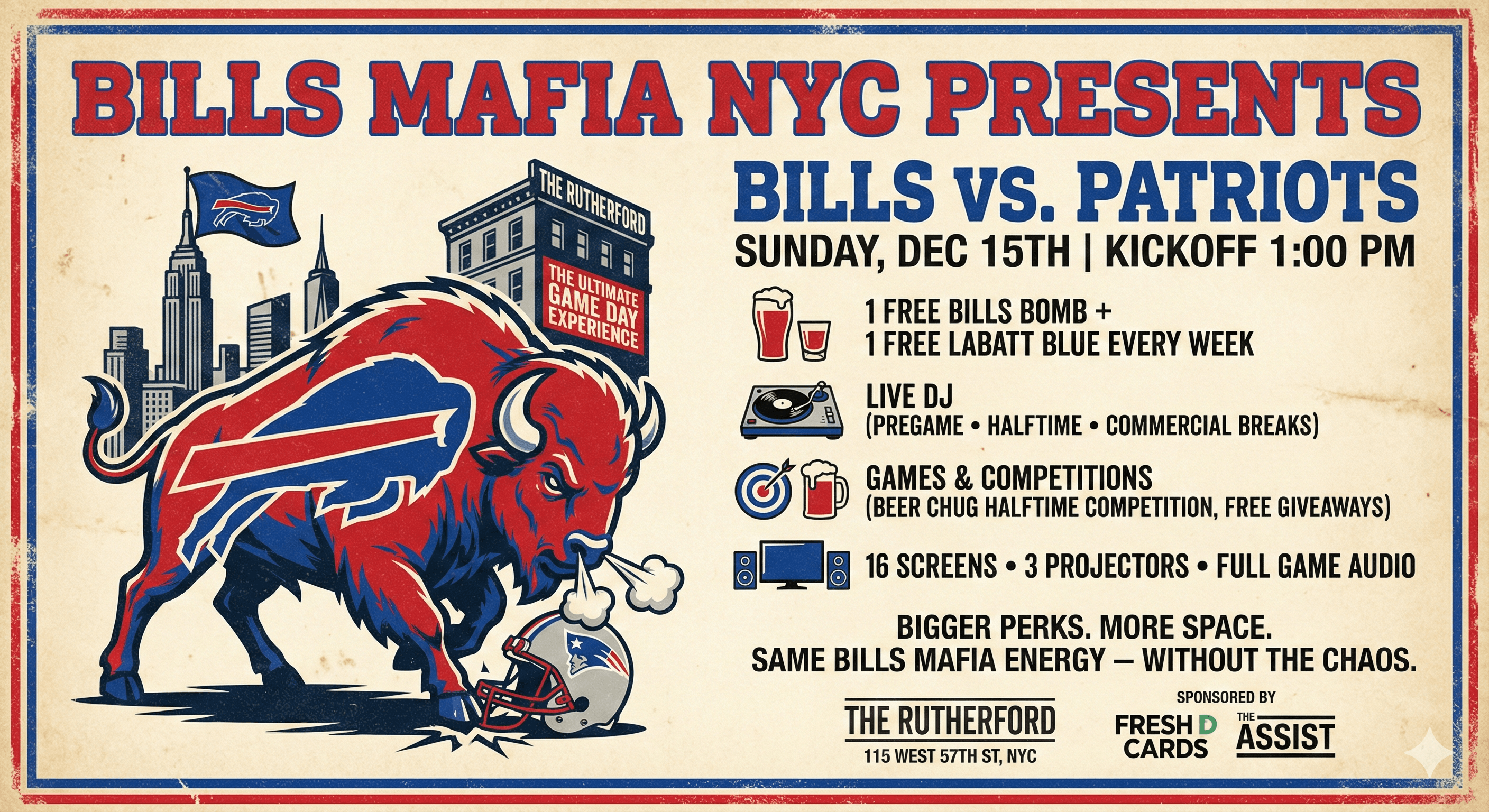 Buffalo Bills vs. New England Patriots